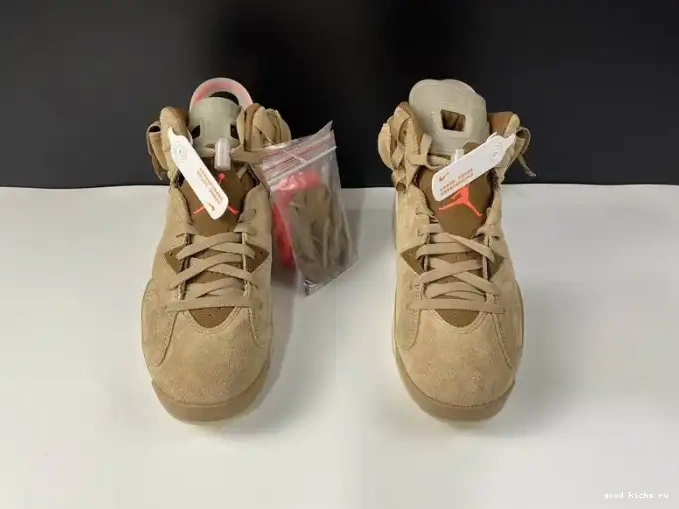 80% Off Sale British Air 6 DH0690-200 Khaki Retro Jordan Scott Travis 0605